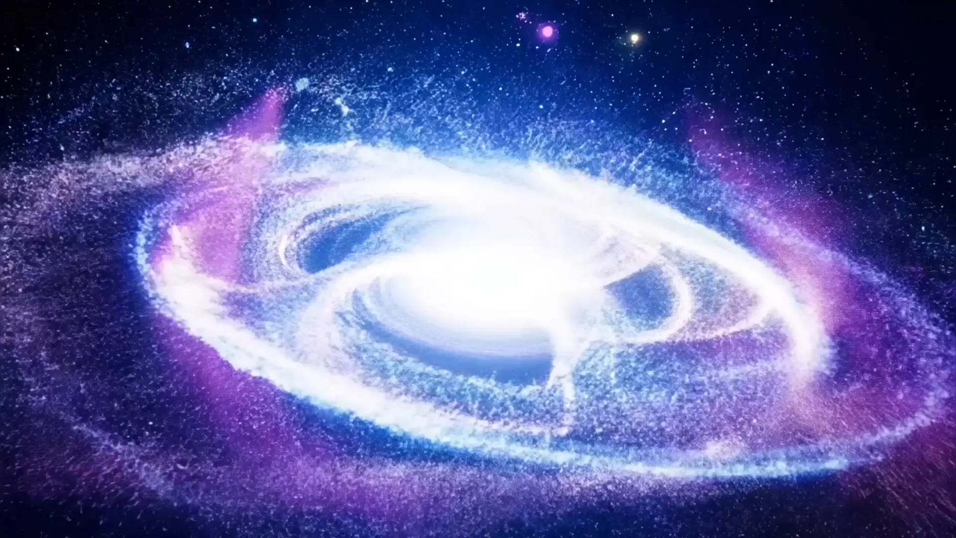 Cosmic Vortex Logo Animation Background